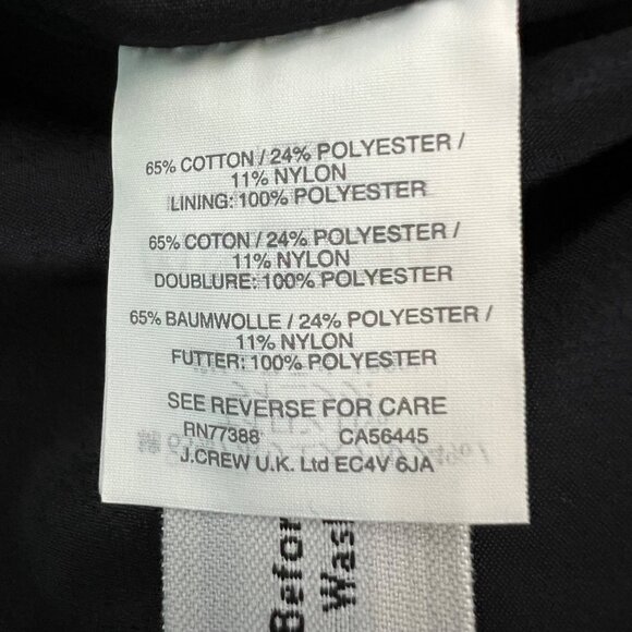 J Crew Womens Vineyard Jacquard A Line Dress Blue Green Sleeveless size 2 - Picture 9 of 11